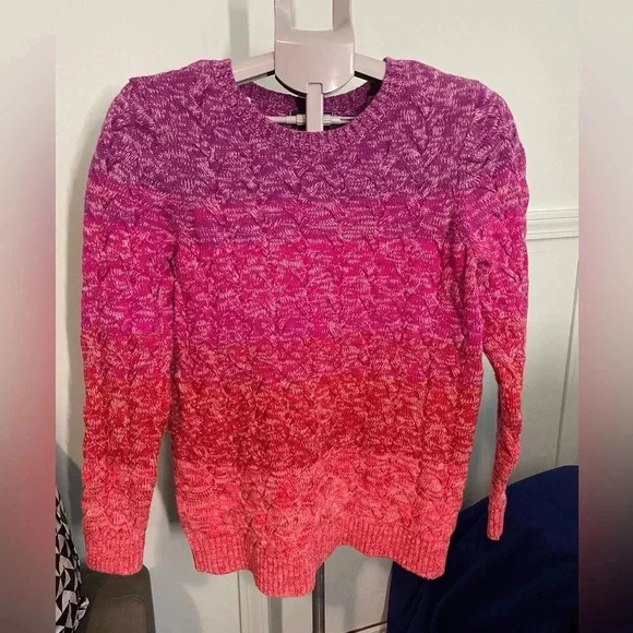 Lands end drifter gradient colored sweater size‎ medium - Picture 1 of 7